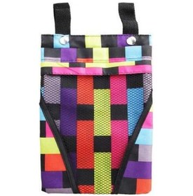 Resim Trendooze Homyl Scooter Bisiklet Ön Gidon Çanta Aletleri Renkli Kafes Standa Çok Renkli 