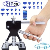 Resim Oto Vücut Tamiri Kiti, Suction Cups ile Paintless Dent Puller Özellikli, Atölyelerde Hail Hasarını Kaldırmak için Tasarlanmış, Pilsiz 