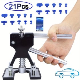 Resim Oto Vücut Tamiri Kiti, Suction Cups ile Paintless Dent Puller Özellikli, Atölyelerde Hail Hasarını Kaldırmak için Tasarlanmış, Pilsiz 