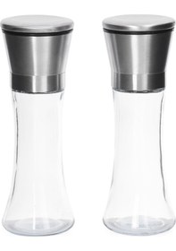 Resim Çarşıhan Karabiber Tuz Öğütücü Değirmeni Tuzluk 2 Adet 