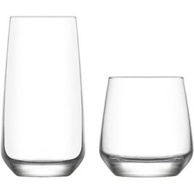 Resim Lav lal çayiz seti su bardak - meşrubat bardağı seti takımı 24 pa 