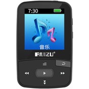 Resim Wezone Siyah 8gb Bluetooth Müzik Çalar - Öğrenci Spor Kulaklık - Mini Taşınabilir Mp3/mp4 Oynatıcı 