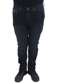 Resim Hacker Denim Hacker Dmctekstil Erkek 1013 Yüksek Bel Rahat Kesim Boru Paça Jean Pantolon Koyu Lacivert 