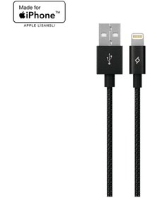 Resim Ttec Alumicable Mfi Iph. Şarj Kablosu Siyah 2dkm02s,siyah 