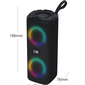 Resim Concord Lm-882 Rgb Işıklı Fm Radyolu Bluetooth Hoparlör 