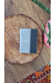 Resim EFE DERİ Şeritli Deri Dikişli Araç Ruhsat Kılıfı Kabı Oto Ruhsat Koruyucu 