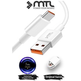 Resim 3a Usb To Type-c Hızlı Şarj Ve Data Aktarım Kablosu 1 Metre Mt438 