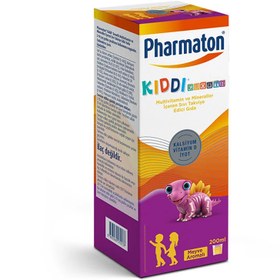 Resim Pharmaton Kiddi Growth Multivitamin ve Mineral İçeren Sıvı 200 ml - Meyve Aromalı 