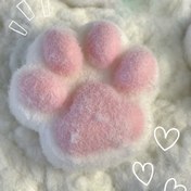 Resim Geniş Yumuşak Peluş Kedi Patisi Rahatlatıcı Sıkma Oyuncu - 3 Yaş ve Üzeri Çocuklar & Yetişkinler İçin Pembe Beyaz Dokunsal Fidget Oyuncağı, Sınıf Ödülleri, Doğum Günü & Tatil Hediyeleri (Noel, Cadılar Bayramı, Şükran Günü) - Dayanıklı TPU Malzeme, Kedi Peluş Oyuncak 