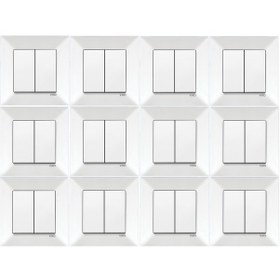 Resim Viko Meridian 12 Adet 3'Lü Anahtar Çerçeveli 