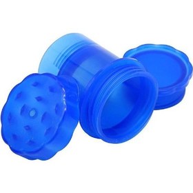 Resim Grınder Parçalayıcı Plastik Baharat Öğütücü Herb Spice 4 Katmanlı 58mm-mavı 