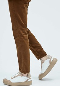 Resim Kemal Tanca Tamer Tanca Erkek Hakiki Deri Beyaz\Vizon Sneakers & Spor Ayakkabı 