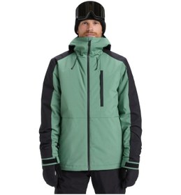 Resim Quıksılver Quiksilver Mission Block Jk Erkek Yeşil Snowboard Ceketi Gnd0 Yeşil 