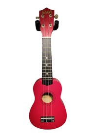 Resim Eva Xu21-11red Soprano Kırmızı Ukulele 21" Canlı Kırmızı Renk 