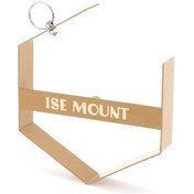 Resim Mufunye İzgili Demir Altıgen Şekilli Asılabilir Ot Tırtıl Perdeleri, Bej 