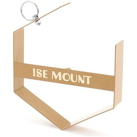 Resim Mufunye İzgili Demir Altıgen Şekilli Asılabilir Ot Tırtıl Perdeleri, Bej 