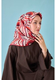 Resim Silk Home Twill İpek Eşarp 11471-16 Kırmızı, Bordo, Antrasit, Beyaz, Koyu Mor 