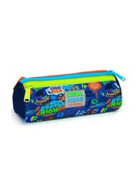 Resim Coral High Saks Grafiti Üç Bölmeli Kalem Çantası - Erkek Çocuk Çok Renkli 