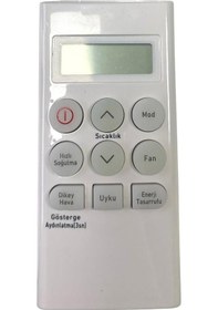 Resim Arçelik Uyumlu 18000 Btu Inverter Klima Kumandası 1 Adet 