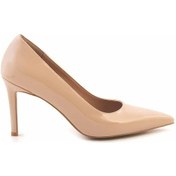Resim Kemal Tanca Kadın Topuklu Ayakkabı 1124 Bej Rugan 