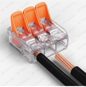 Resim 3 İletken Bağlantılı Çok Amaçlı Tırnaklı Buat Klemens - 5 Adet 