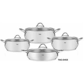 Resim Taç Vitali 8 Parça Çelik Tencere Seti 