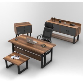 Resim Robin Home Barok Ofis Büro Masa Makam Takımı 