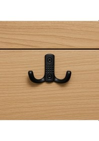 Resim Noktalı Portmanto Vestiyer Duvar Dolap Elbise Askısı Siyah Metal Mobilya Kapı Askılığı Askılık 5 Adet Siyah 