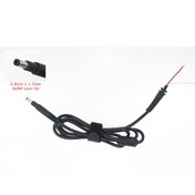 Resim 4.8X1.7Mm HP Uyumlu Bullet Uzun Tip Dc Adaptör Şarj Kablosu 