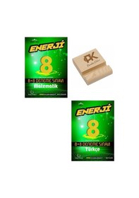 Resim Palme Lgs 8. Sınıf Enerji Matematik Ve Türkçe 8+8 Deneme Sınavı + Telefon Standı 