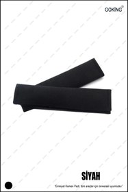 Resim Goking Emniyet Kemeri Pedi 2li Set Sürücü ve Yolcu Siyah Renk Tüm Araçlara Uyumlu 