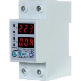 Resim Yuntech01 63a Akıllı Evsel Akım Ve Gerilim Koruyucu, Açık/kapat Otomatik, Led Gösterge, Uygulama Aralığı 80-400v, Din Rail Montajlı 