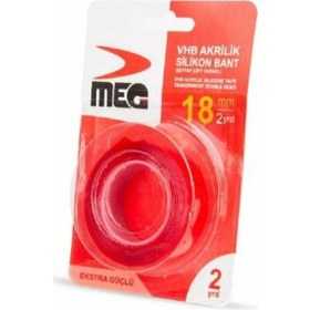 Resim Dad 18 Mm X 2mt Akrilik Çift Taraflı Şeffaf Bant 15x5 