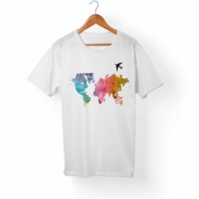 Resim Alfa Tshirt Uçak-travel Çocuk Beyaz Tişört 