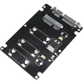 Resim Msata Mini Pci E To Sata SSD 2 5 Inç Harddisk Kutusu 