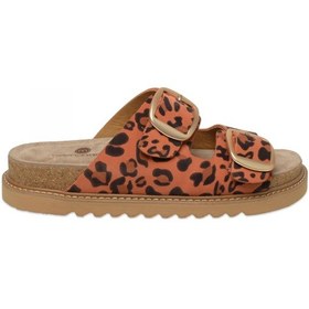 Resim Mammamia D25yt-1445 Günlük Leopar Kadın Terlik Leopar 