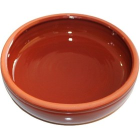 Resim Bektaşi Büyük Boy 5 Litre Sırlı Fırın Kabı Kiremit 