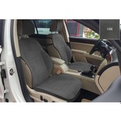 Resim Toyota Hilux Yeni Nesil Koltuk Koruyucu 2006-2015 Ön 2 Li Kılıf Minder Füme 