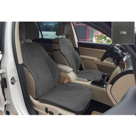 Resim Toyota Hilux Yeni Nesil Koltuk Koruyucu 2006-2015 Ön 2 Li Kılıf Minder Füme 
