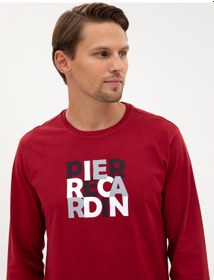 Resim Pierre Cardin Erkek Bordo Pijama Takım 50322654-900 Bordo 