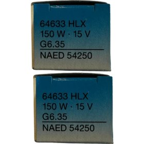 Resim Osram 64633 150W 15V G6.35 Duylu Halojen Ampul (2 Adet) 