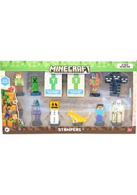 Resim Minecraft 3d Figür Stamper 12'li Delüks Set Minecraft 
