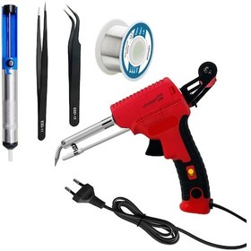 Resim Maiyame Ev Elektronik Tamiri İçin 80w Sıcaklık Kontrollü Dış Isıtmalı El Soldering Makinesi Ve Tam Zımba Toptan Tamir Aleti Seti Avrupa Standartı 
