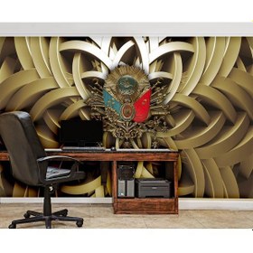 Resim 3 Boyutlu Osmanlı Tuğrası Duvar Kağıdı (360722525) 