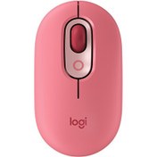 Resim Pop Mouse Heartbreaker Emoji Tuşlu Sessiz Pembe Kablosuz Mouse Logitech