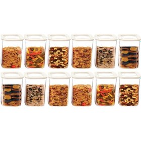 Resim Moonstar 12 Li Süper Set Saklama Kabı Erzak Kabı Seti 1100 Ml-Max 