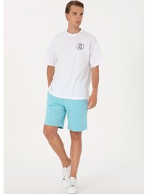 Resim U.s. Polo Assn. Erkek Aqua Şort Örme 50298037-vr007 Aqua 