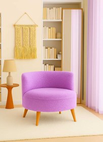 Resim eda hacıoğlu edam bedding group Lila Teddy Tek kişilik Berjer (SALON, BALKON, OFİS) 