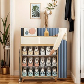 Resim 12 adet Basit Modern Ayakkabı Rafı, Çift Katmanlı Ayarlanabilir Plastik Depolama Rafı, Entegre Tasarım, Montaj Gerektirmez, Çok Yönlü Oda Kullanımı, Dayanıklı Plastik Malzeme, Ayakkabı Depolama Organize 