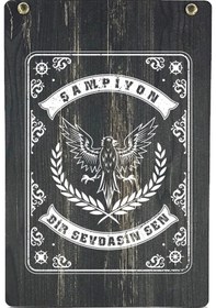 Resim Fenerbahçe A Takım Futbolcu Antrenman T-shirt Ahşap Kutu 001 